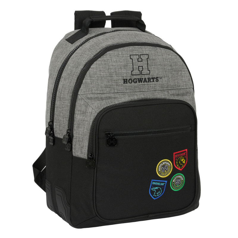 School Bag Harry Potter House of champions Black Grey 32 x 42 x 15 cm