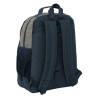 School Bag Kappa Dark navy Grey Navy Blue 32 x 42 x 15 cm