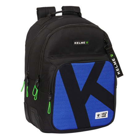 School Bag Kelme Royal Blue Black 32 x 42 x 15 cm