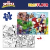 Child's Puzzle Spidey Double-sided 24 Pieces 70 x 1,5 x 50 cm (6 Units)