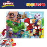 Child's Puzzle Spidey Double-sided 24 Pieces 70 x 1,5 x 50 cm (6 Units)