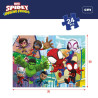 Child's Puzzle Spidey Double-sided 24 Pieces 70 x 1,5 x 50 cm (6 Units)