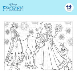 Child's Puzzle Frozen Double-sided 108 Pieces 70 x 1,5 x 50 cm (6 Units)