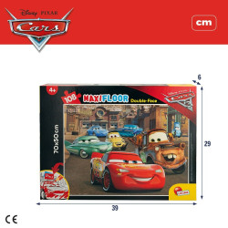 Child's Puzzle Cars Double-sided 108 Pieces 70 x 1,5 x 50 cm (6 Units)