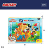 Child's Puzzle Mickey Mouse Double-sided 108 Pieces 70 x 1,5 x 50 cm (6 Units)