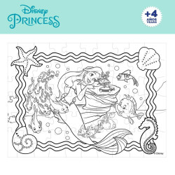 Child's Puzzle Disney Princess 60 Pieces 70 x 1,5 x 50 cm Double-sided (6 Units)