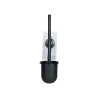 Toilet Brush Black Steel ABS 10 x 36 x 10 cm (12 Units)