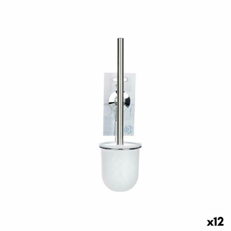 Toilet Brush White Steel ABS 10 x 36 x 10 cm (12 Units)