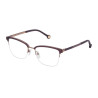 Ladies' Spectacle frame Carolina Herrera VHE138-08FE Ø 53 mm