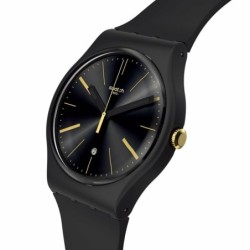 Unisex Watch Swatch SO29B403 Black