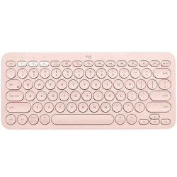 Wireless Keyboard Logitech K380 Pink Spanish Qwerty