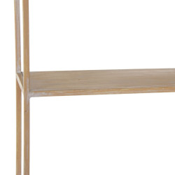 Shelves 43 x 13 x 84 cm Natural Metal White