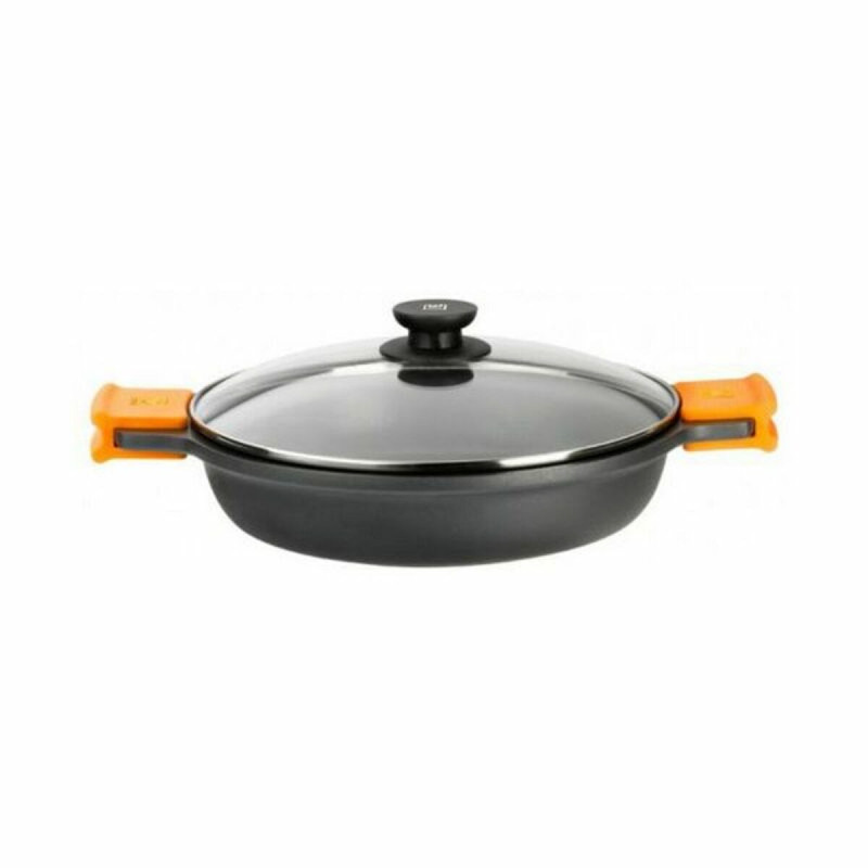 Casserole BRA A270530 (30 cm) Black Aluminium Toughened aluminium Cast aluminium Ø 30 cm