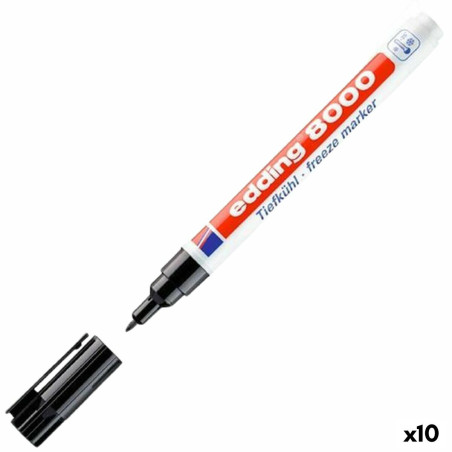 Permanent marker Edding 8000 Black (10 Units)