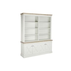 Shelves DKD Home Decor White Natural 180 x 45 x 220 cm (1)