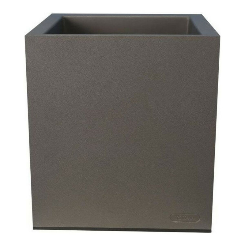 Plant pot Riviera Grey Plastic Squared