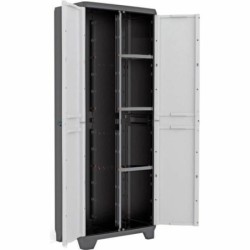 Shelves KIS 9726000 0616 02 Black/Grey Resin Plastic 68 x 39 x 173 cm