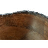 Salad Bowl DKD Home Decor Dark brown Mango wood 30 x 30 x 12 cm