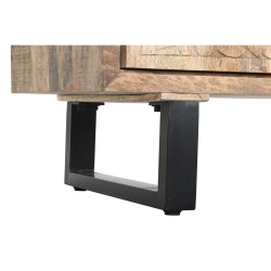 Sideboard DKD Home Decor 160 x 40 x 80 cm 160 x 40 x 83 cm Natural Black Metal Mango wood