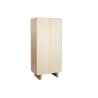 Cupboard Home ESPRIT Beige Natural 75 x 45 x 170 cm