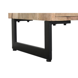 Sideboard DKD Home Decor Natural Black Metal Mango wood 150 x 40 x 80 cm