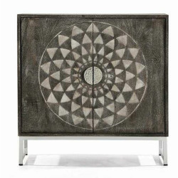 Sideboard DKD Home Decor Metal Mango wood (81 x 38 x 81 cm)