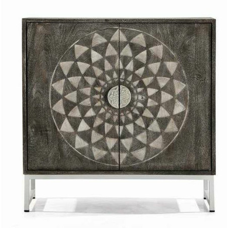 Sideboard DKD Home Decor Metal Mango wood (81 x 38 x 81 cm)