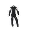 Racing jumpsuit OMP FIRST EVO Black/White 60 Standardised by FIA