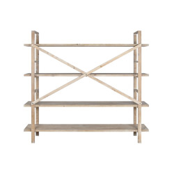 Shelves Home ESPRIT Wood 193 x 43,5 x 178 cm