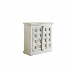 Chest of drawers DKD Home Decor Worn 100 x 40 x 99 cm White Mango wood