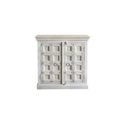 Chest of drawers DKD Home Decor Worn 100 x 40 x 99 cm White Mango wood