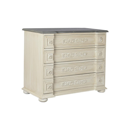 Chest of drawers DKD Home Decor 100 x 50 x 83,5 cm Grey Beige Dark grey Mango wood MDF Wood