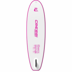 Inflatable Paddle Surf Board with Accessories Element  All Round Cressi-Sub 9,2" White Transparent White/Pink