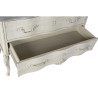 Chest of drawers DKD Home Decor 123 x 50 x 80 cm Beige Grey Dark grey Mango wood MDF Wood Romantic