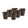 Set of glasses Duralex Picardie Brown 90 ml Ø 6,5 x 6,7 cm (6 Units)