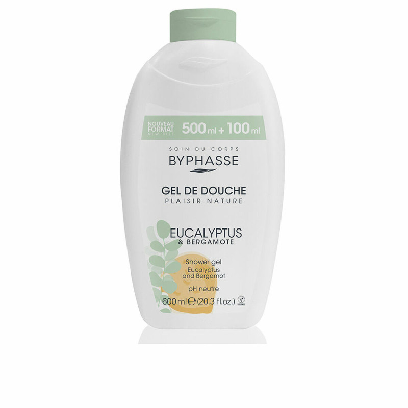 Shower Gel Byphasse   Bergamot Eucalyptus 600 ml