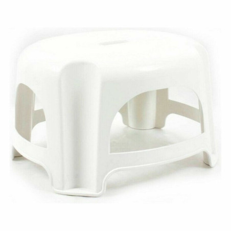 Step Stool Plastic White (29 x 25 x 18,5 cm)