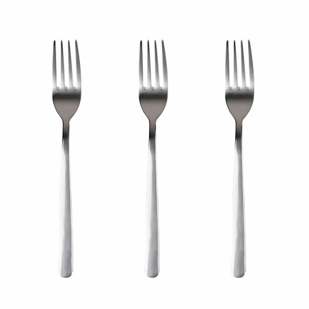 Fork Set San Ignacio Earth SG7776 Shine Stainless steel 3 Units