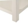 Nightstand ORIENT White Fir wood MDF Wood 45 x 30 x 66 cm