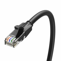 UTP Category 6 Rigid Network Cable Vention 1 m Black