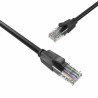 UTP Category 6 Rigid Network Cable Vention 1 m Black