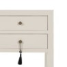 Nightstand ORIENT White Fir wood MDF Wood 45 x 30 x 66 cm