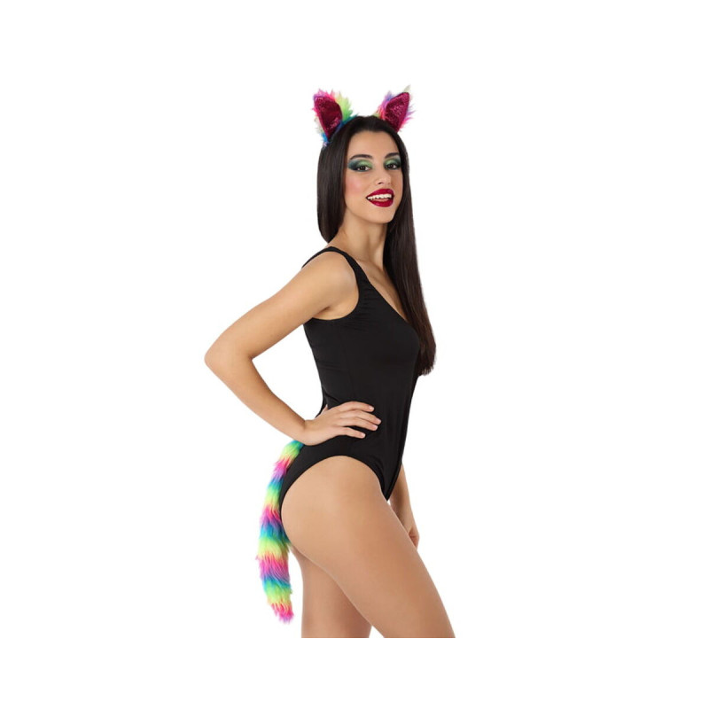 Costume for Adults Multicolour 2 Pieces Little Cat