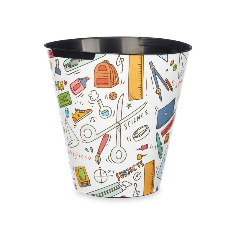 Rubbish bin Multicolour Plastic School 10 L