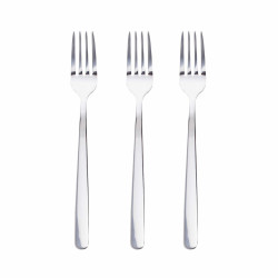 Set of Dessert Forks San Ignacio Root SG7780 Matt 3 Units