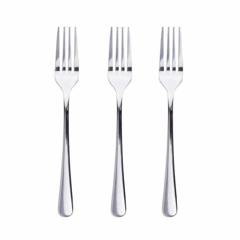 Set of Dessert Forks San Ignacio Natur SG7781 Shine 3 Units