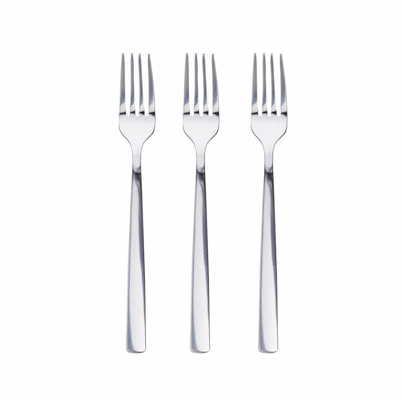 Set of Dessert Forks San Ignacio Earth SG7782 Shine 3 Units