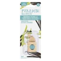 Car Air Freshener Paradise Scents Vanilla Wood Floral