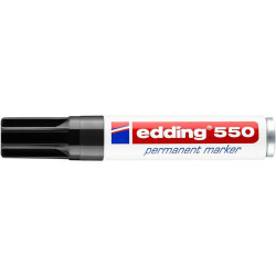 Permanent marker Edding 550-01 Black 200 Pieces