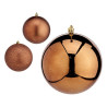 Christmas Baubles Ø 12 cm 6 Units Brown Plastic